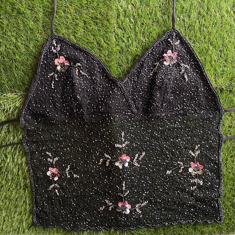 Black Y2K Top
